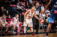 Basketball, ABL 2017/18, Playoff HF Spiel 3, BC Vienna, Kapfenberg Bulls, Mustafa Hassan Zadeh (5)