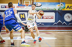 Basketball, Admiral Basketball Superliga 2019/20, Grunddurchgang 17.Runde, Traiskirchen Lions, Oberwart Gunners, Sebastian Lesny (4)