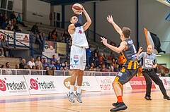 Basketball, ABL 2016/17, Grunddurchgang 2.Runde, Oberwart Gunners, Klosterneuburg Dukes, Benjamin Blazevic (12), Paolo Pettinger (8)