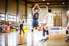Basketball, Basketball Zweite Liga, Playoff: Viertelfinale 3. Spiel, Mattersburg Rocks, BBC Nord Dragonz, Petar Cosic (3)