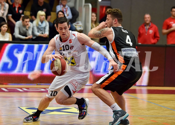Basketball ABL 2015/16 Grunddurchgang 36. Runde WBC Wels vs BK Dukes Klosterneuburg