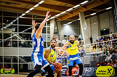 Basketball, win2day Basketball Superliga 2021/22, Platzierungsrunde 3.Runde, SKN St. Pölten Basketball, Oberwart Gunners, Michael Holton Jr. (14)