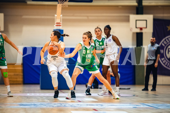 Basketball Basketball Damen Superliga 2021/22, Grunddurchgang 2.Runde Vienna D.C. Timberwolves vs. UBI Graz
