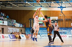 Basketball, ABL 2016/17, Grunddurchgang 22.Runde, Oberwart Gunners, Klosterneuburg Dukes, Benjamin Blazevic (12), Christoph Greimeister (12)