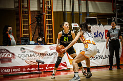 Basketball, Basketball Austria, Cup Final Four 2021/22 
Damen Cupfinale, BK Duchess, Basket Flames, Lena Mersch (21)