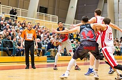 Basketball, 2.Bundesliga, Playoff Finale Spiel 5, UBC St.Pölten, Villach Raiders, Marko Kolaric (16)