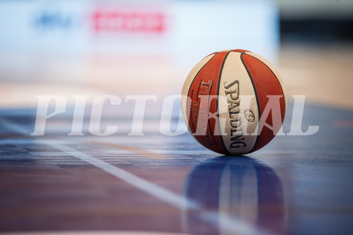 Basketball, bet-at-home Basketball Superliga 2020/21, Grunddurchgang 14. Runde, Oberwart Gunners, Gmunden Swans, Spielball