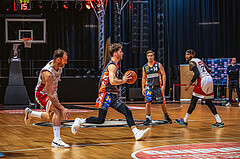 Basketball, Win2Day Superliga 2022/23, 2. Platzierungsrunde, BC Vienna, Klosterneuburg Dukes, Lennard Burgemeister (10)