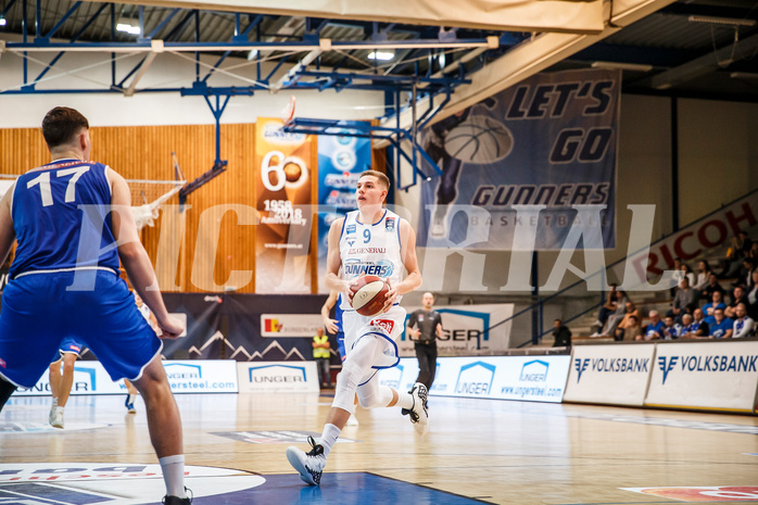 Basketball, Admiral Basketball Superliga 2019/20, Grunddurchgang 13.Runde, Oberwart Gunners, Vienna D.C. Timberwolves, Edi Patekar (9)