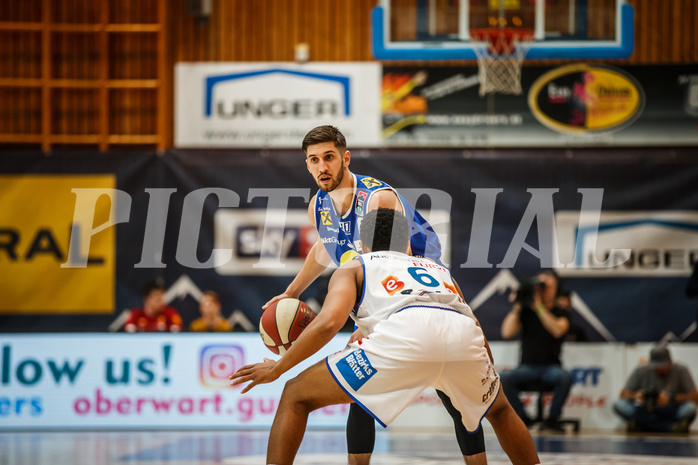 Basketball, Admiral Basketball Superliga 2019/20, Platzierungsrunde 3. Runde, Oberwart Gunners, Gmunden Swans, Daniel Friedrich (6)