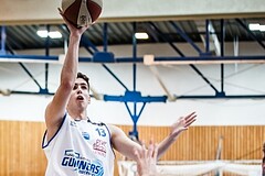 Basketball, ABL 2018/19, Grunddurchgang 25.Runde, Oberwart Gunners, Kapfenberg Bulls, Stefan Blazevic (13)