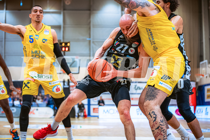 Basketball, Win2Day Superliga 2022/23, Viertelfinale Spiel 4, SKN St. Pölten Basketball, Raiffeisen Flyers Wels, Christian Von Fintel (27)