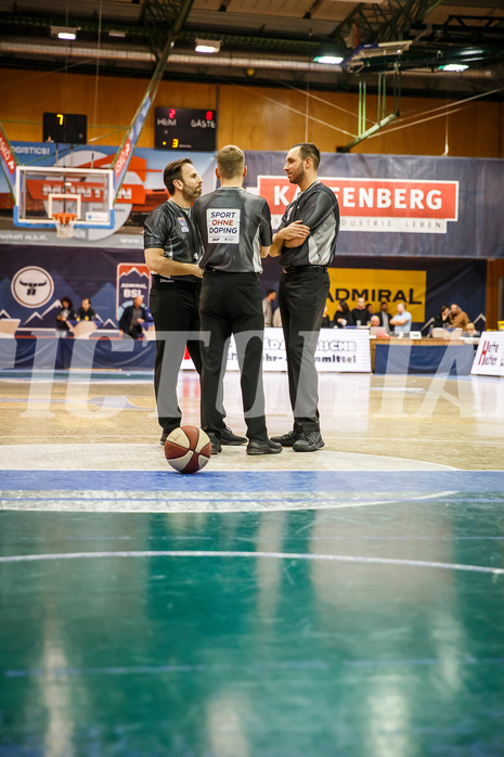 Basketball, Admiral Basketball Superliga 2019/20, Grunddurchgang 10.Runde, Kapfenberg Bulls, Oberwart Gunners, Referees