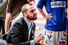 Basketball, ABL 2017/18, Grunddurchgang 27.Runde, Oberwart Gunners, BC Vienna, Lluis Pino Vera (Coach)