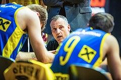 Basketball, Win2Day Superliga 2022/23, Viertelfinale Spiel 1, BC Vienna, UBSC Graz, Ervin Dragsic (Head Coach)
