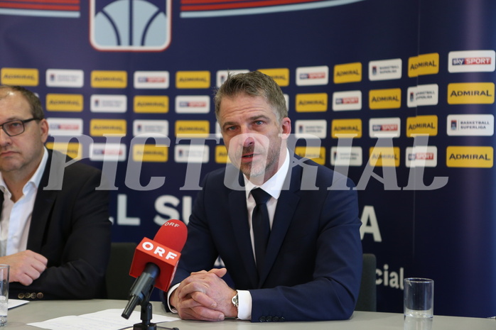 Basketball Superliga 2019/20, Pressekonferenz vs. 


