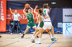 Basketball, Win2Day Basketball Damen Superliga 2022/23, Grunddurchgang 6.Runde, Vienna D.C. Timberwolves, UBI Holding Graz, Nika Cic (18)