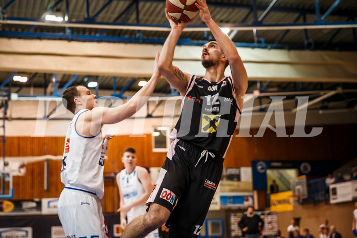 Basketball, Admiral Basketball Superliga 2019/20, Platzierungsrunde 5.Runde, Oberwart Gunners, Flyers Wels, Benjamin Blazevic (12)
