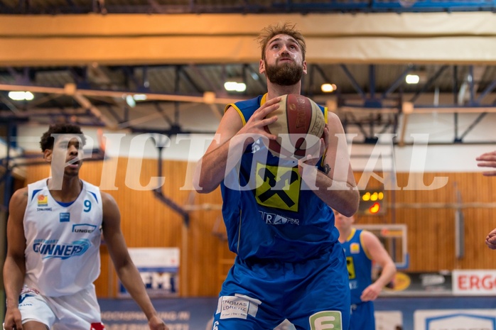 Basketball, ABL 2017/18, Grunddurchgang 20.Runde, Oberwart Gunners, UBSC Graz, Darien Nelson-Henry (6)