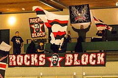 Basketball, 2.Bundesliga, Grunddurchgang 11.Runde, Mattersburg Rocks, Wörthersee Piraten, Rocks Block
