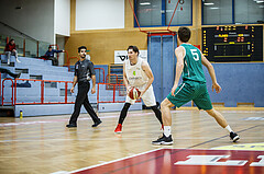 Basketball, Basketball Zweite Liga, Grunddurchgang 22.Runde, Basket Flames, KOS Celovec, Michael Diesner (4)