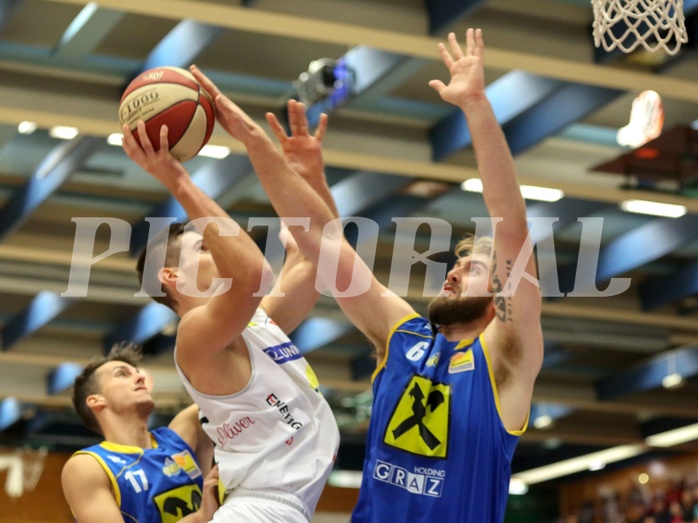 Basketball ABL 2017/18, Grunddurchgang 6.Runde Gmunden Swans vs. UBSC Graz


