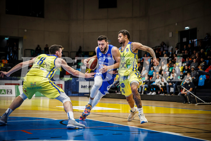 Basketball, bet-at-home Basketball Superliga 2020/21, Grunddurchgang 3.Runde, UBSC Graz, Oberwart Gunners, Ignas Fiodorovas (5)