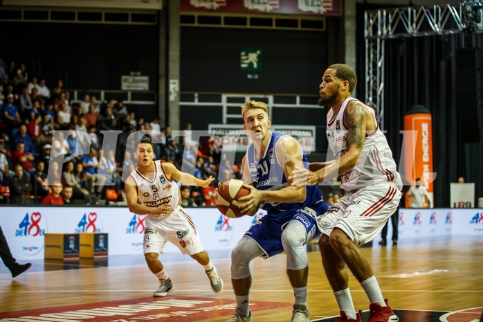 Basketball, Admiral Basketball Superliga 2019/20, Grunddurchgang 5.Runde, BC Vienna, Oberwart Gunners, Georg Wolf (10)
