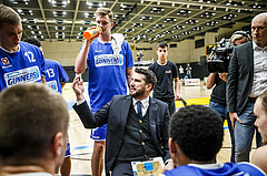 Basketball, Admiral Basketball Superliga 2019/20, Grunddurchgang 9.Runde, UBSC Graz, Oberwart Gunners, Horst Leitner (Coach)