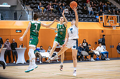 Basketball, Win2Day Basketball Damen Superliga 2022/23, Grunddurchgang 6.Runde, Vienna D.C. Timberwolves, UBI Holding Graz, Camilla Neumann (11), Valentina Mraulak (5)