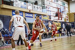 Basketball, Admiral Basketball Superliga 2019/20, Grunddurchgang 2.Runde, Traiskirchen Lions, BC Vienna, Stjepan Stazic (7)