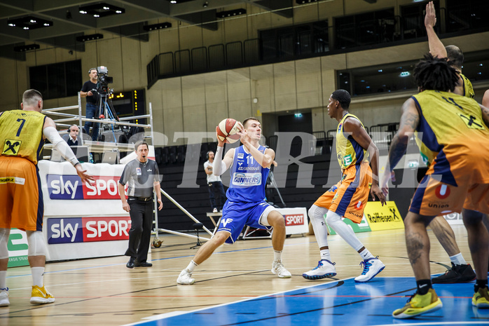 Basketball, Admiral Basketball Superliga 2019/20, Grunddurchgang 9.Runde, UBSC Graz, Oberwart Gunners, Saimon Sutt (11)