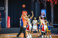 Basketball, Win2Day Superliga 2022/23, Viertelfinale Spiel 1, BC Vienna, UBSC Graz, Jozo Rados (3), Tanner Giddings (15)