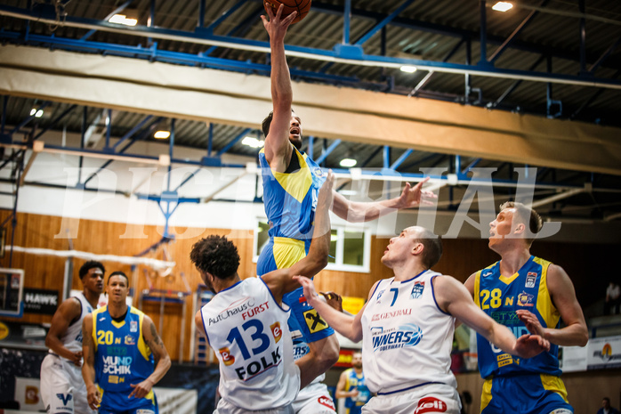 Basketball, bet-at-home Basketball Superliga 2021/22, Platzierungsrunde Spiel 4, Oberwart Gunners, SKN St. Pölten, 