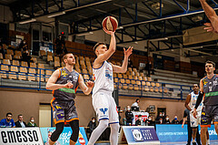 Basketball, bet-at-home Basketball Superliga 2020/21, Platzierungsrunde, 2. Runde, Oberwart Gunners, Klosterneuburg Dukes, Jonathan Knessl (12)