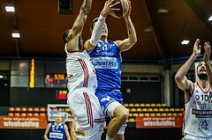 Basketball, Admiral Basketball Superliga 2019/20, Grunddurchgang 5.Runde, BC Vienna, Oberwart Gunners, Saimon Sutt (11)