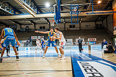 Basketball, bet-at-home Basketball Superliga 2020/21, Platzierungsrunde, 8. Runde, Oberwart Gunners, SKN St. Pölten, Jonathan Knessl (12)