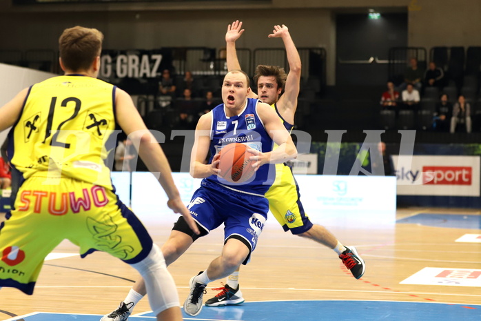 Basketball Superliga 2021/22, Grunddurchgang 3.Runde UBSC Graz vs. Oberwart Gunners


