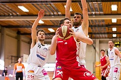Basketball, 2.Bundesliga, Playoff Semifinale Spiel 2, Mattersburg Rocks, UBC St.Pölten, Erik Schranz (4)