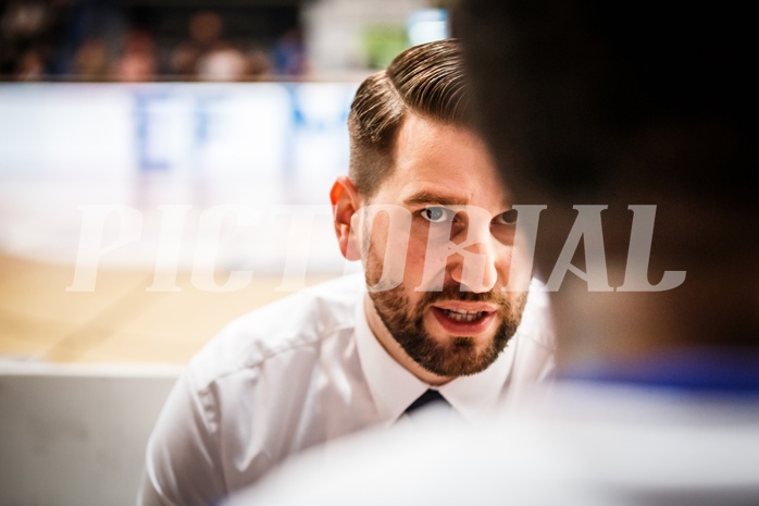 Basketball, ABL 2018/19, Grunddurchgang 31.Runde, Oberwart Gunners, Klosterneuburg Dukes, Horst Leitner (Coach)