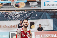 Basketball, Basketball Superliga 2023/24, Qualifikationsrunde 1., Oberwart Gunners, BC Vienna, Ivan Siriscevic (17)