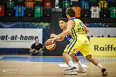 Basketball, bet-at-home Basketball Superliga 2020/21, Grunddurchgang 3. Runde, UBSC Graz, Oberwart Gunners, Magdy Abou-Ahmed (6)