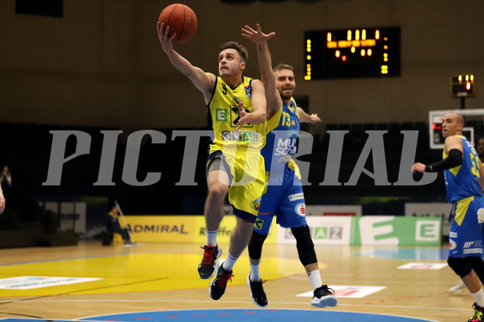 Basketball Superliga 2021/22, 1. Platzierungsrunde, UBSC Raiffeisen Graz vs. SKN St. Pölten Basketball 