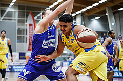 Basketball, Admiral Basketball Superliga 2019/20, Grunddurchgang 15.Runde, St. Pölten, Oberwart Gunners, Nico Kaltenbrunner (14)