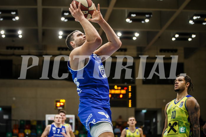 Basketball, bet-at-home Basketball Superliga 2020/21, Grunddurchgang 3. Runde, UBSC Graz, Oberwart Gunners, Terrence Bieshaar (14)