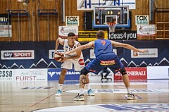 Basketball, Admiral Basketball Superliga 2019/20, Grunddurchgang 1.Runde, Oberwart Gunners, Kapfenberg Bulls, Stefan Blazevic (13)