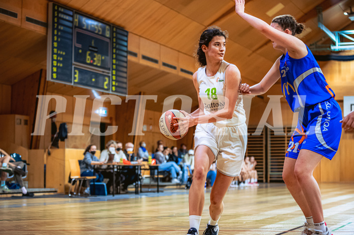 Basketball Basketball Damen Superliga 2021/22, Grunddurchgang 13.Runde Basket Flames vs. DBB LZ Oberösterreich
