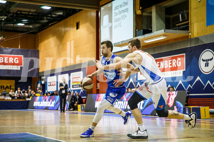 Basketball, Basketball Austria Cup, Achtelfinale, Kapfenberg Bulls, Oberwart Gunners, Andrius Mikutis (5)