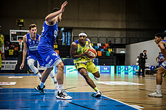 Basketball, bet-at-home Basketball Superliga 2020/21, Grunddurchgang 3.Runde, UBSC Graz, Oberwart Gunners, Lukas Drozdovsky (6)