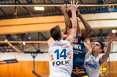 Basketball, ABL 2017/18, Grunddurchgang 15.Runde, Oberwart Gunners, Kapfenberg Bulls, Kareem Jamar (4)